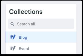 Netlify CMS user interface